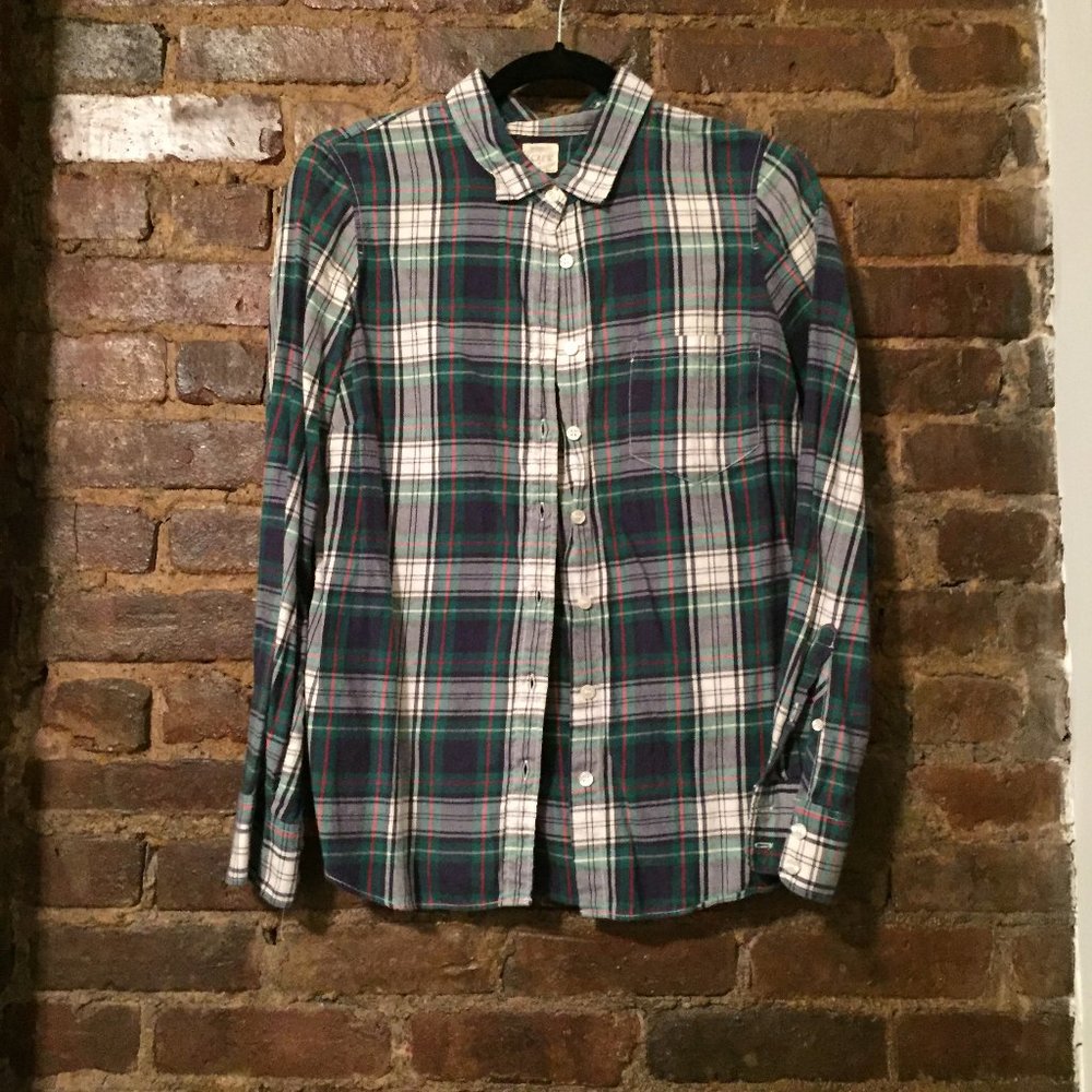 J.Crew Perfect Shirt in plaid